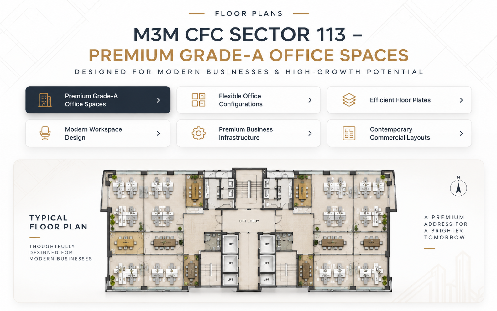 M3M CFC SECTOR 113 – PREMIUM GRADE-A OFFICE SPACES