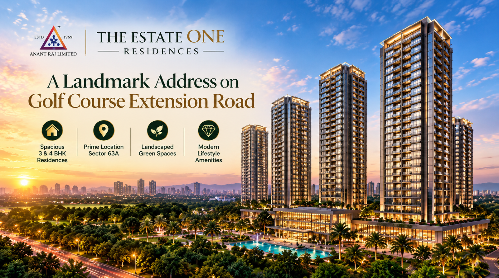 Anant Raj Estate One Residences Sector 63A Gurgaon