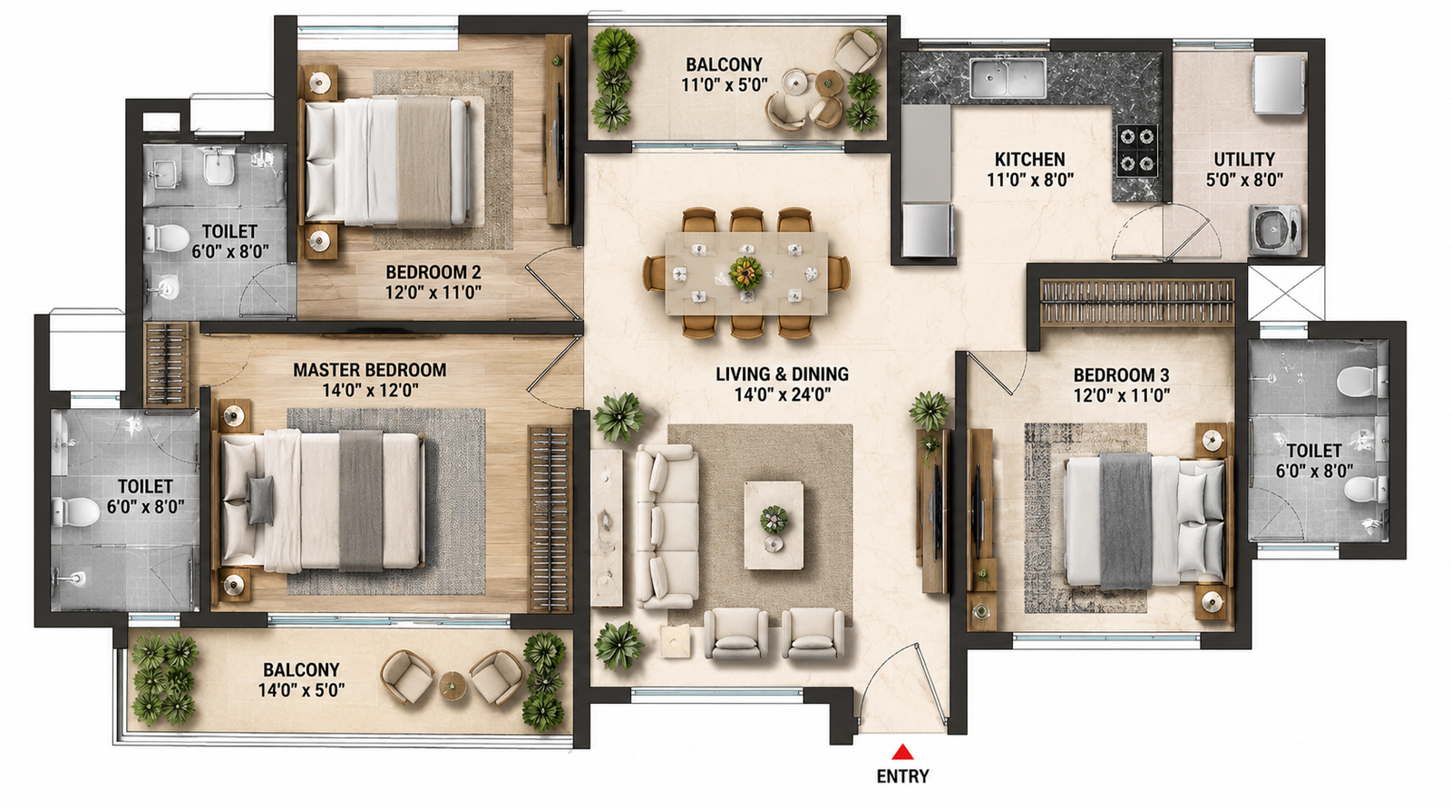 BPTP Downtown 66 Sector 66 Gurugram Floor Plan | Realty Shopee